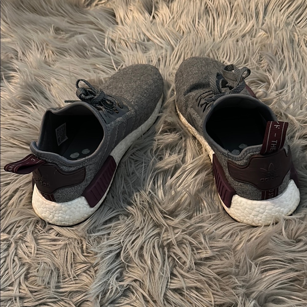 Adidas Gray and Maroon Sneakers size 8men